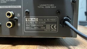 TEAC AM/FM STEREO RECEIVER AG-H500 Made in JAPAN - 7