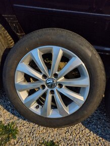 elektróny Volkswagen Touran 5x112 R16 letné pneumatiky - 7