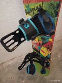 125 cm detsky snowboard SALOMON JUNIOR s viazanim - 7