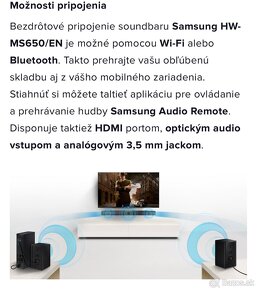 Predam Soundbar Samsung HW-MS659 - 7