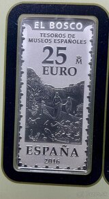 Španielsko 2016 Proof Color 2x25€,1x50€ Striebro 270 gramov - 7