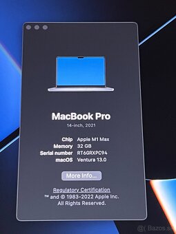 Predam Macbook Pro 14” M1 Max - 7