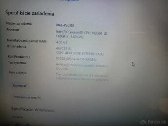 Lenovo IdeaPad 110–15IBR  s 15,6" LCD - 7