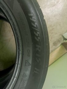 195/55 R15 zimné pneumatiky 2 kusy - 7