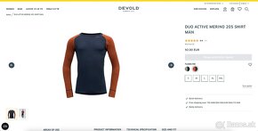 Nové tričko merino Devold Duo Active Merino 205 Shirt M - 7