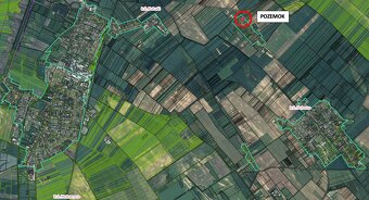 Hurbanovo (Bohatá) – 3.070 m2 STAVEBNÝ POZEMOK pre RD - 7