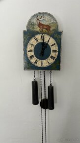 Schwarzwaldské hodiny, nástenné hodiny, kyvadlové hodiny - 7