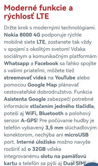 Nokia 8000 4g mobil - 7