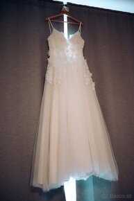 Rozprávkové svadobné šaty vo farbe IVORY - 7