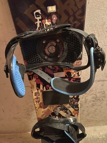 Snowboard Burton 145cm + viazanie Burton + topánky 40,5cm Bu - 7