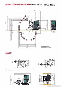 zlacnené Minibagr 1,6t Schaeff TC16-2 /YANMAR/ 810mth - 7