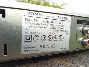 TUNER SONY ST-JX310L JAPAN QUARTZ LOCK SYNTHESIZER - 7