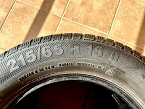 215/65 R16 zimné pneumatiky 2 kusy - 7