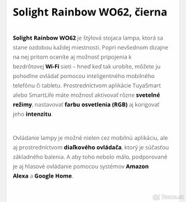 Solight RGB LED wifi smart svetlo efekt 140cm 19W nové - 7