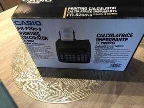 Kalkulačka s tlaciarňou Casio FR-520gyb - 7