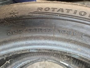 225/60 r17 zimné 2 ks DUNLOP dezén 6,2 mm DOT2020 - 7