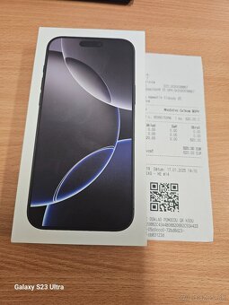 IPHONE 16 PRO MAX  256GB NOVÝ NEROZBALENÝ ZÁRUKA - 7