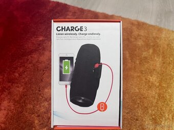 JBL CHARGE 3 - Nova Bateria - komplet balenie - 7