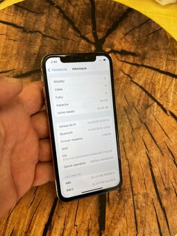 iPhone XS 64 Sillver batérie 100% top stav - 7
