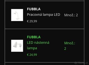 IKEA stolné lampy  Fubbla - 7