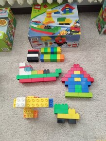 LEGO Duplo - 6 stavebníc + podložka + 60 ks extra "kociek" - 7