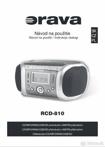 radio s cd prehravacom Orava RDC-810 - 7