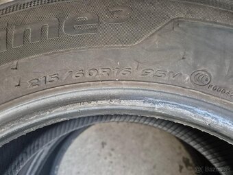 215/60 r16 letné 2 ks HANKOOK dezén 7,1 mm DOT2022 - 7