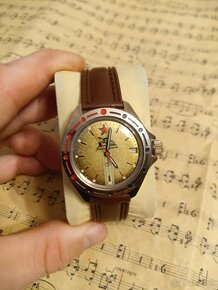 Vostok Komandirskie ruské mechanické hodinky 90-te roky - 7