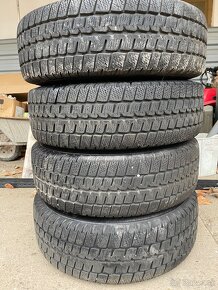 Plechové disky 5x160 r15 + zimné pneu 195/70 r15C - 7