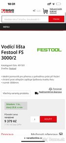 Aku ponorná pila Festool TSC 55 fs 1400 v kompletu rok 2019 - 7