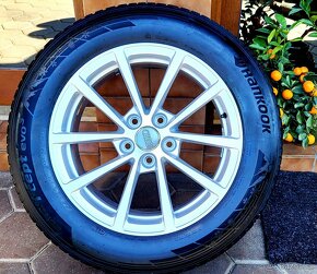 alu R17 5x112, zimné pneu 225/60, orig. Audi A6 - 7