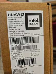 Huawei/i5 1135G7/8GB DDR4/1TB SSD/Intel IRIS XE - 7