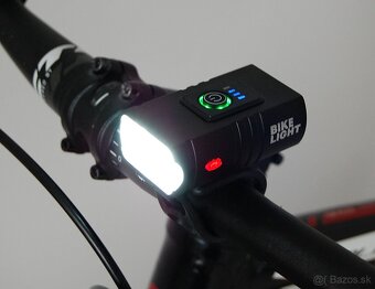 Super LED svetlo na bicykel 1000LM, 6 režimov, USB nabíjanie - 7