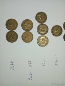 1koruna 1968,1961,1964,1965,1975,1976,1979 - 7