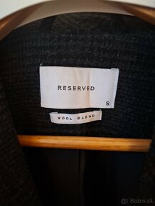 Vlnený kabát Reserved - 7