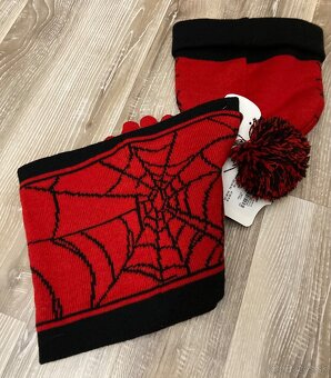 Set-nové/Detský zimný set Spider-man,čiapka,rukavice,šál - 7