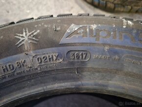 225/55 r17 zimné 2 ks MICHELIN dezén 6,4 mm - 7