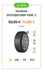 Letné pneu 205/55 R16 - Goodyear EFFICIENTGRIP PERFORMANCE 2 - 7