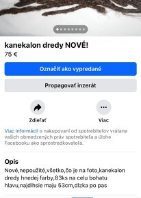 Kanekalon dready Nové - 7