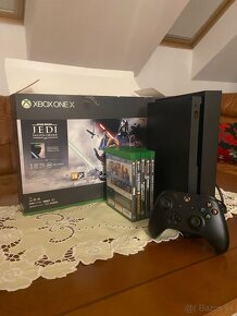 XBOX ONE X 1TB (4k) s krabicou + hry - 7