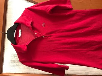 LACOSTE originál Red damske polotricko M/L - 7