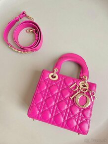 Dior kabelka pink , cd , Christian Dior - 7