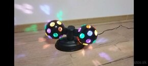 Beamz vyrobník bublin a LED disco guľa - 7