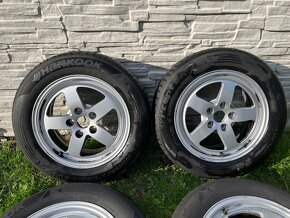 R16 Alu disky 5x112 + puklice Audi - 7