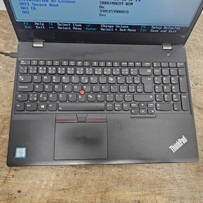 Lenovo ThinkPad T580 -na diely / I5-8350U / 15,6" FHD - 7