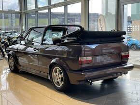 REZERVOVANÉ -VW Golf Cabrio Mk1, 1,6i 53kW MT5, 1988 - 7