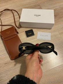 Celine slnečné okuliare Triomphe oval-frame acetate (CE4) - 7