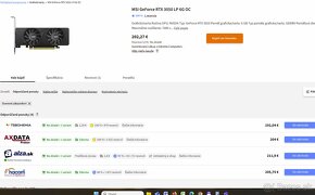 MSI GeForce RTX 3050 LP 6G OC - 7