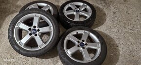 Predám alu. disky Ford 5x108 R17 + letné pneu 205/50 R17 - 7