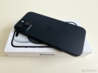 APPLE IPHONE 15 128GB BLACK ,ZÁRUKA,Batéria 99% - 7